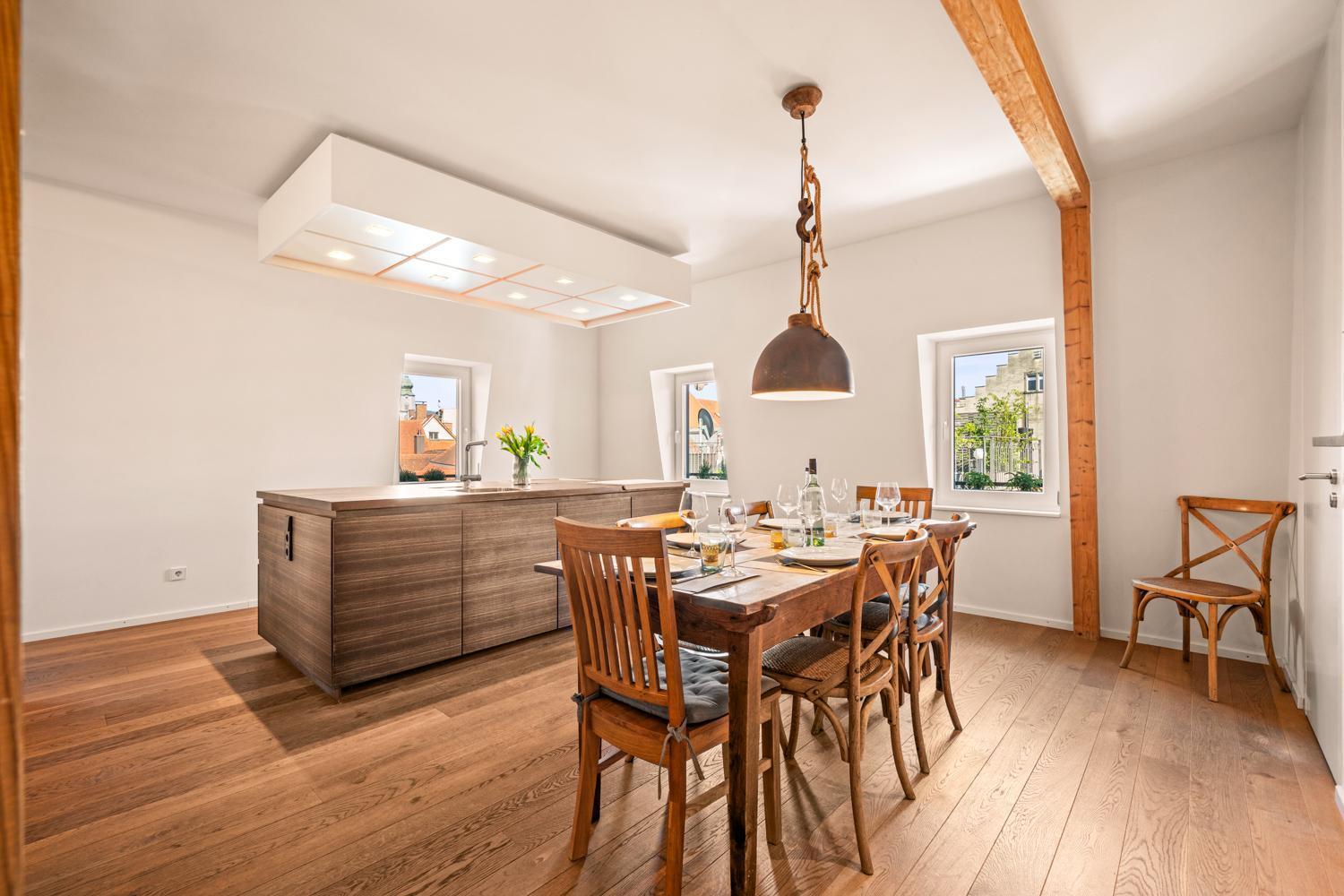 Ferienwohnung Insel-Loft - Maisonette Auf Der Insel, Exklusiv Mit Dachterrasse Lindau  Buitenkant foto